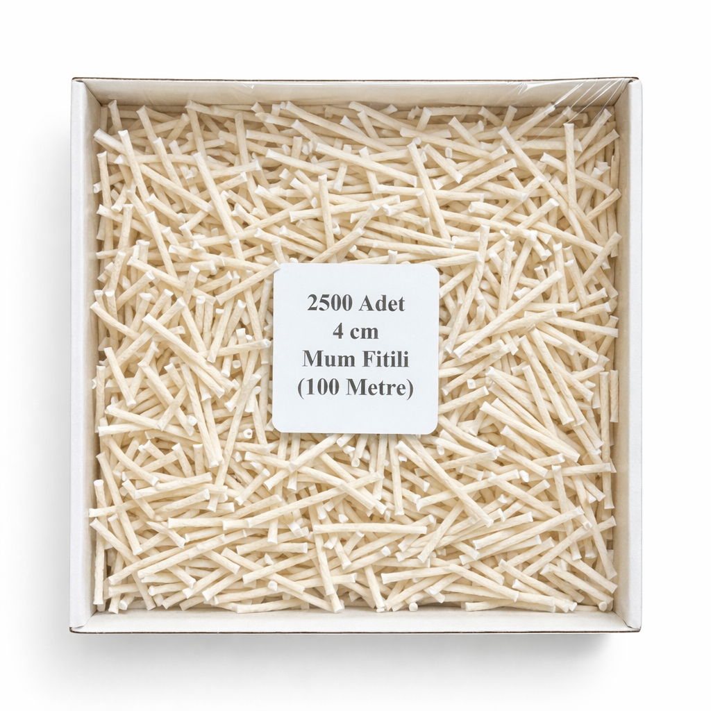 4 cm Mum Fitil — Hazır Kesim